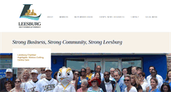 Desktop Screenshot of leesburgchamber.com