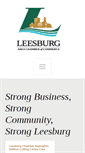Mobile Screenshot of leesburgchamber.com